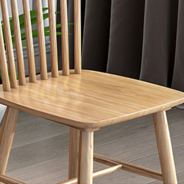 Modern Rectangle Shape Khaki Dining Set Solid Wood Standard Dining Set for Kitchen