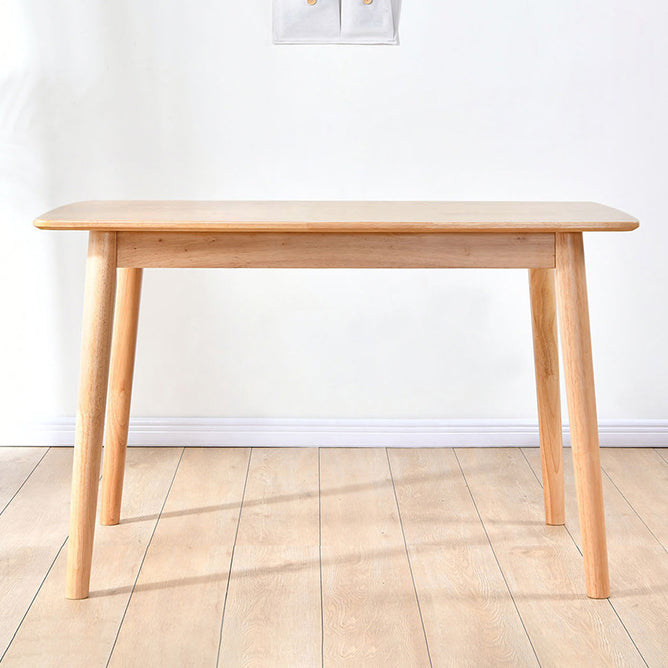 Contemporary Solid Wood Standard Dining Set Rectangle Kitchen Dining Set with 4 Legs Table