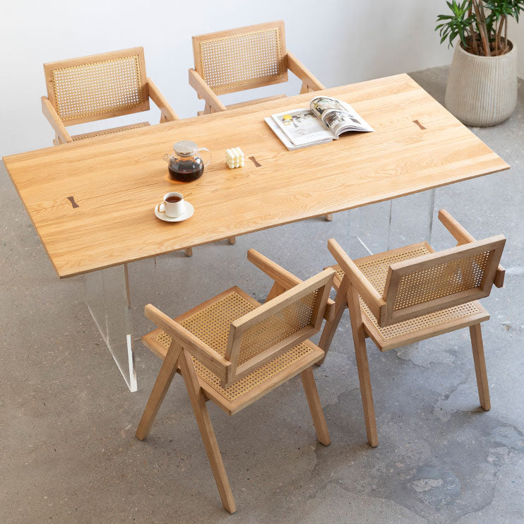 Moderner Stil Holzbraun Dining † Raum
