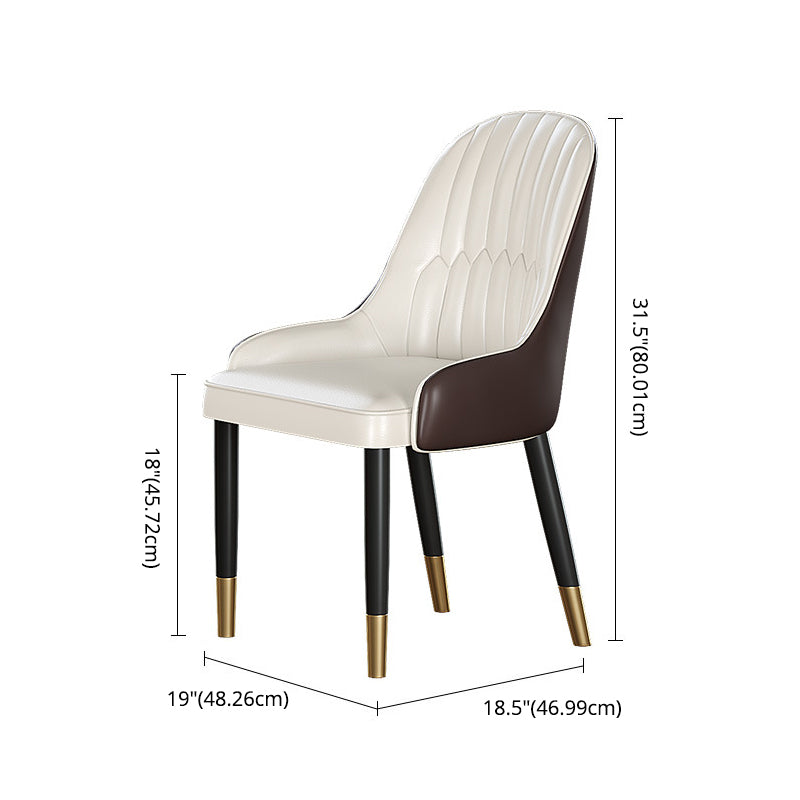 Glam Sintered Stone Dining Room Set Standard Height with Gold Base Dining Furniture