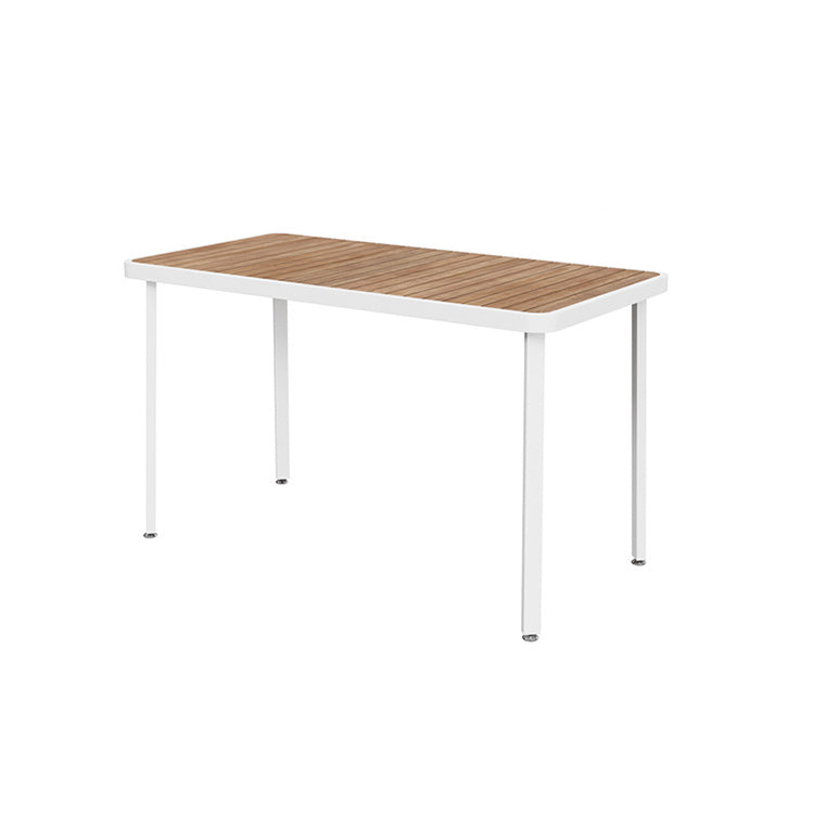 Industrial Solid Wood Dining¬†Room¬†Set with Rectangle Table and Metal Base Dining Table Furniture