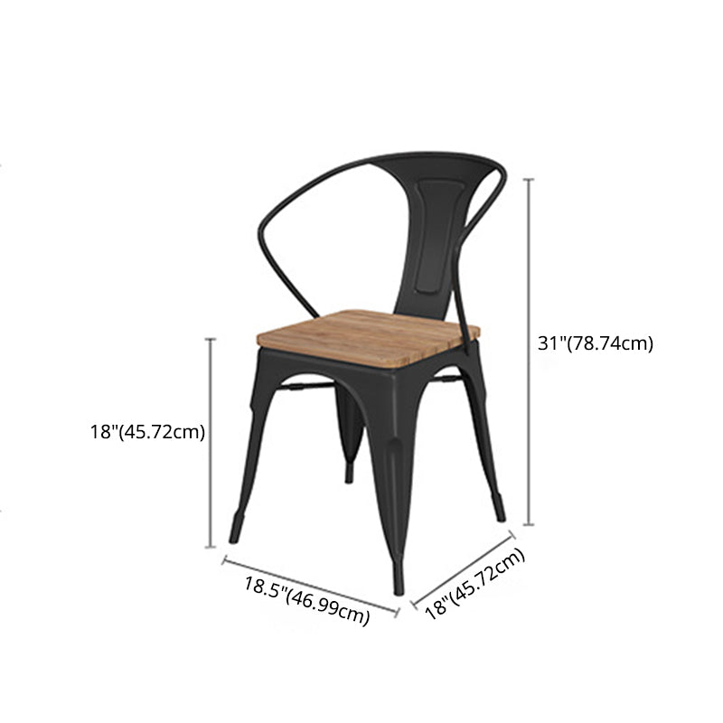 Industrial Solid Wood Dining¬†Room¬†Set with Rectangle Table and Metal Base Dining Table Furniture