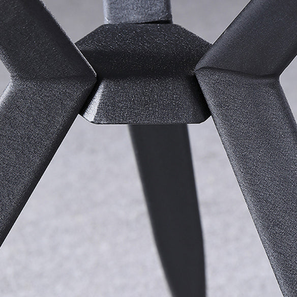 Modern Style Sintered Stone Dining Set with Round Shape Dinette Set with 3 Legs Base