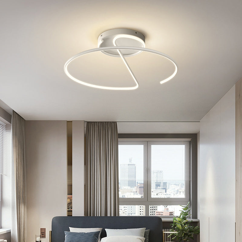 Modern Style Led Flush Mount Lighting High Brightness Metal Linear Led Ceiling Light for Corridor