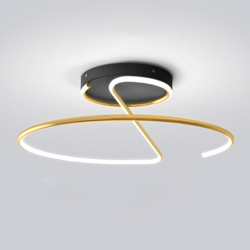 Modern Style Led Flush Mount Lighting High Brightness Metal Linear Led Ceiling Light for Corridor