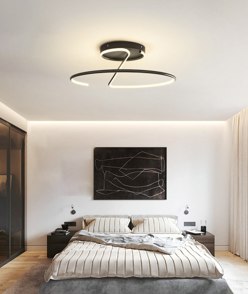 Modern Style Led Flush Mount Lighting High Brightness Metal Linear Led Ceiling Light for Corridor