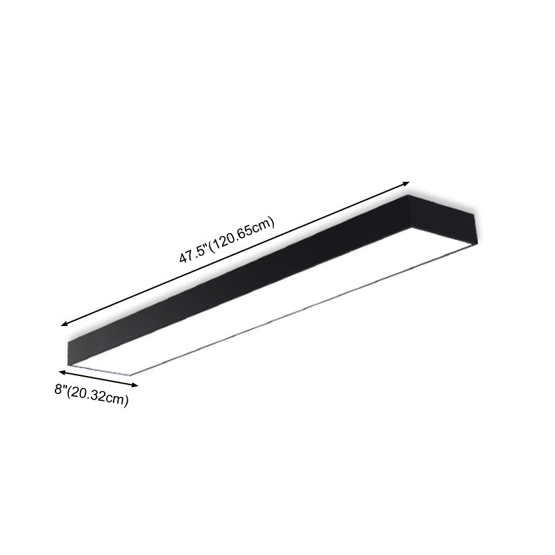 Lámpara de techo contemporánea de montaje empotrado con pantalla acrílica para sala de reuniones de oficina