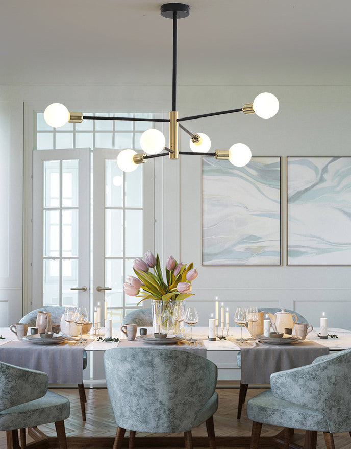 Lustre exposée multiples exposée