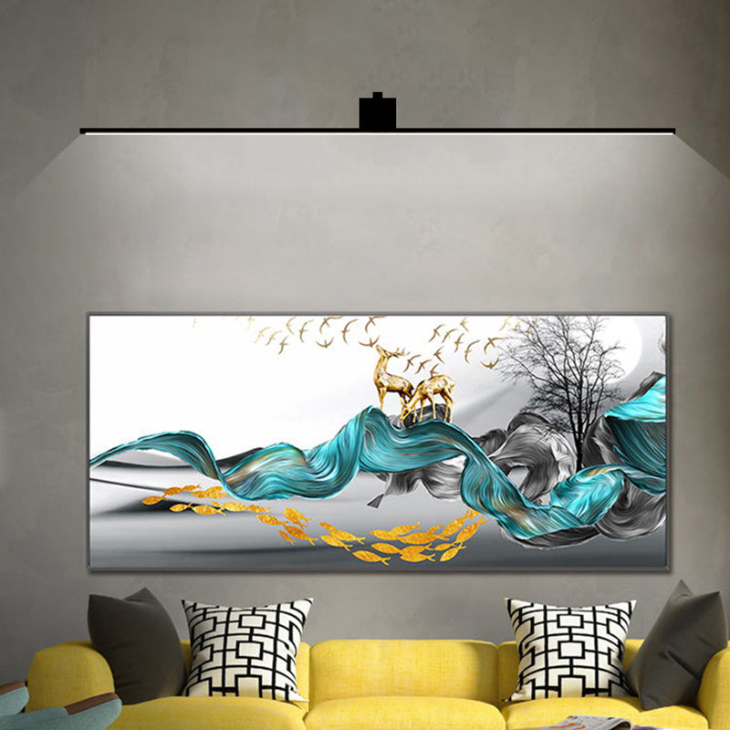 LED Metall Wandleuchte Lampe Einfache moderne linienförmige Innenwandmontageleuchte