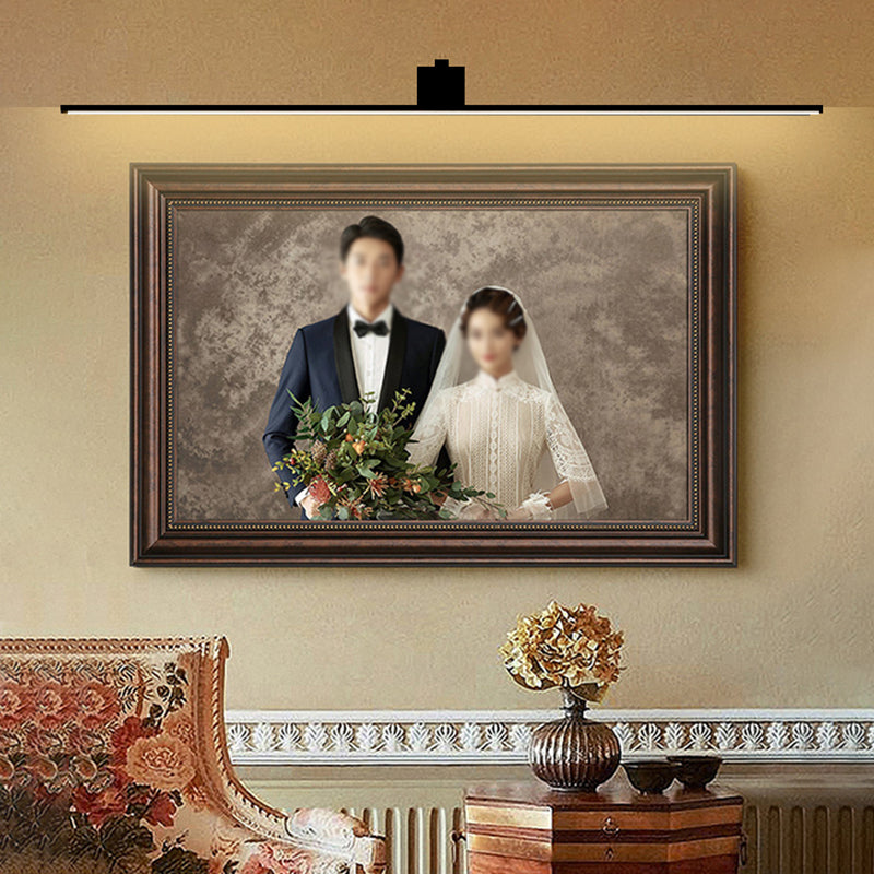 LED Metall Wandleuchte Lampe Einfache moderne linienförmige Innenwandmontageleuchte