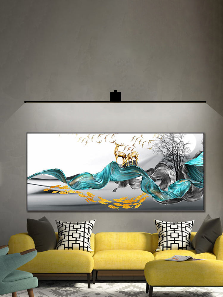 LED Metall Wandleuchte Lampe Einfache moderne linienförmige Innenwandmontageleuchte