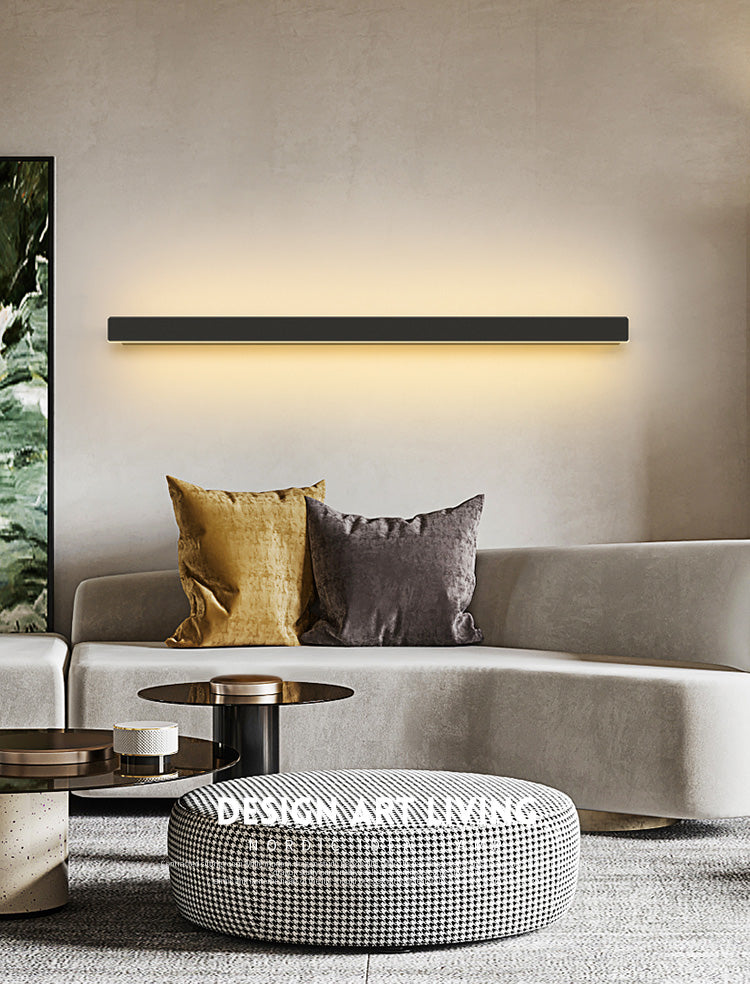 Rectangle Shaped Wall Sconce Modern Metal Acrylic LED Indoor Wall Mount Light (Without  Decorations)