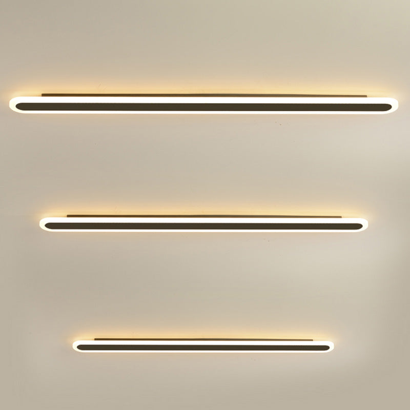 LED -Wandmontage Leuchte postmoderne Acryllinie -Wandleitungsleitung