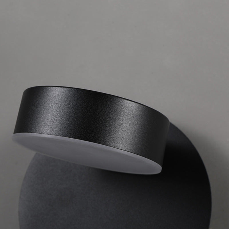 Lampada montata a parete circolare Postmoderna semplicità lampada a monte acrilica per soggiorno