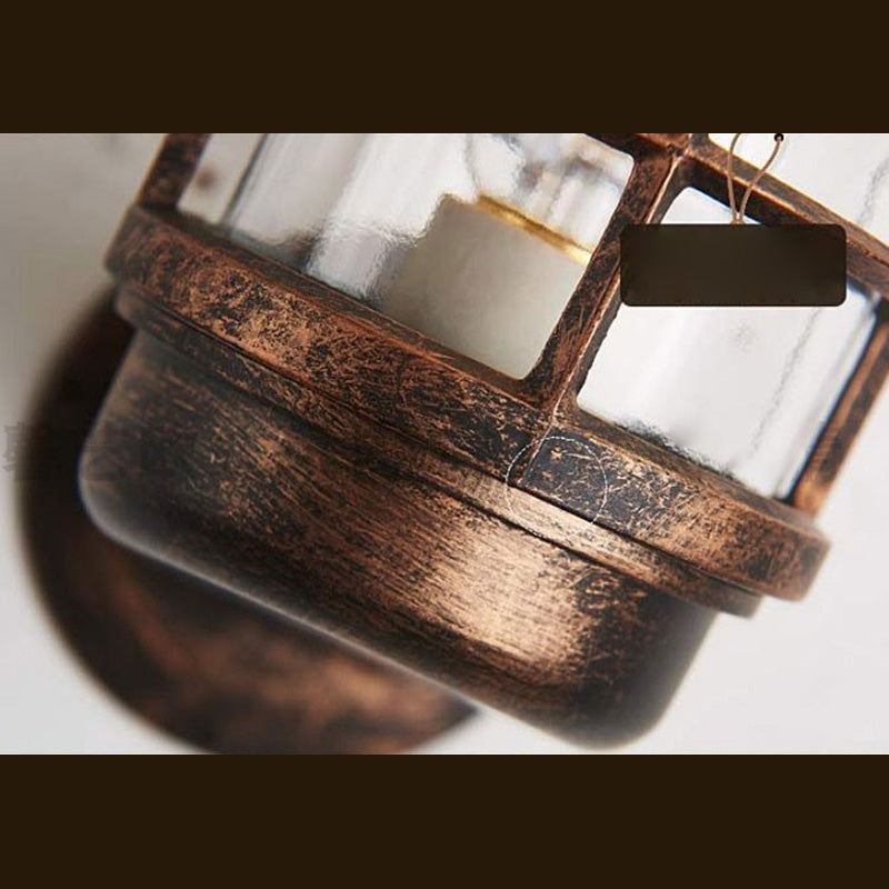 Éclairage de murs en cage en cage industriel Light Light Mur Murd Sconce éclairage pour le restaurant