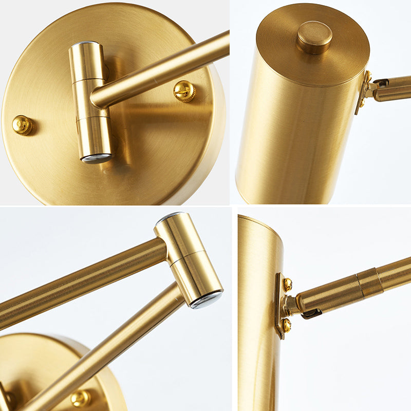 Swing Arm Wall Mounted Lamp Postmoderne eenvoud Acrylwand SCONCE voor woonkamer