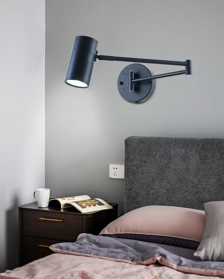 Swing Arm Wall Mounted Lamp Postmoderne eenvoud Acrylwand SCONCE voor woonkamer