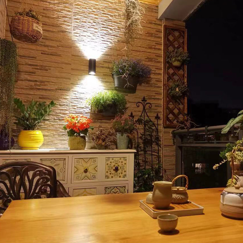 Estilo moderno decorativo decorativo de dos luces arriba y abajo de la pared LED apliques de pared al aire libre