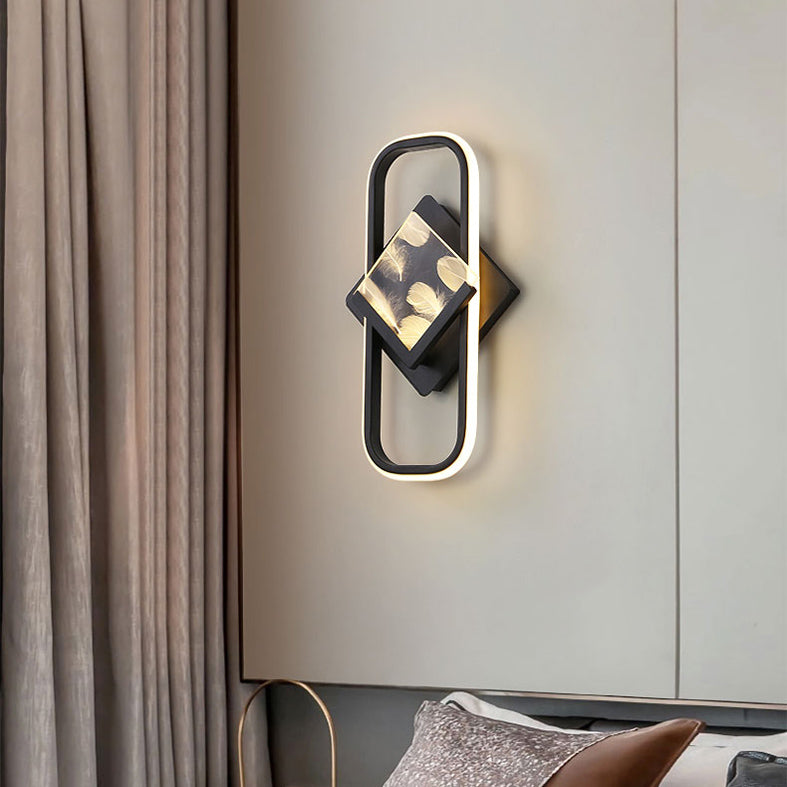 2 lámparas de pared opcionales de color LED LECHE CONDEMPUENTAS DE LA MUALLA CONTAJE