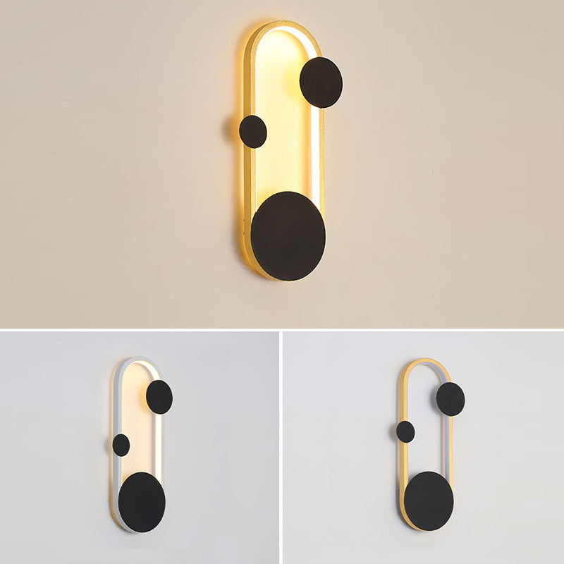 2 lámparas de pared opcionales de color LED LECHE CONDEMPUENTAS DE LA MUALLA CONTAJE