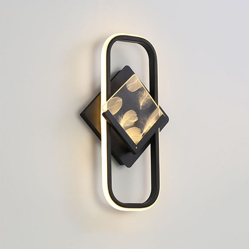 2 lámparas de pared opcionales de color LED LECHE CONDEMPUENTAS DE LA MUALLA CONTAJE