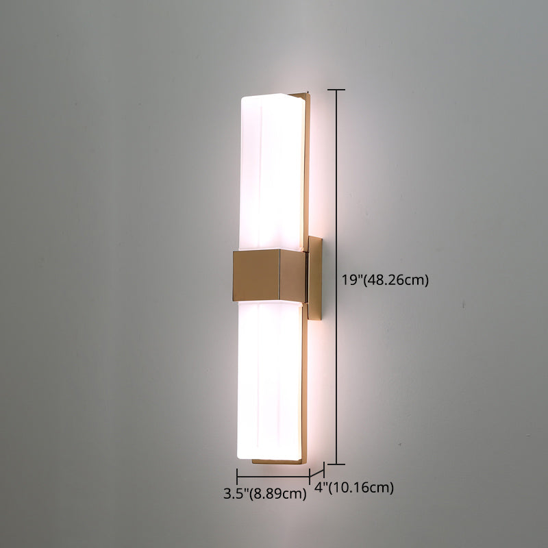 Lámparas de pared LED rectangulares opcionales de 3 color