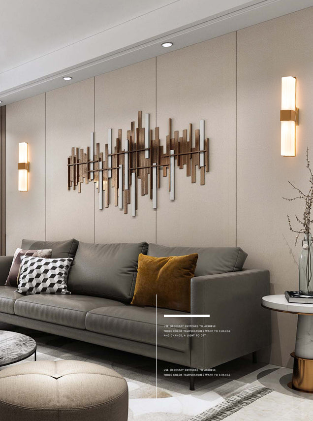 Lámparas de pared LED rectangulares opcionales de 3 color