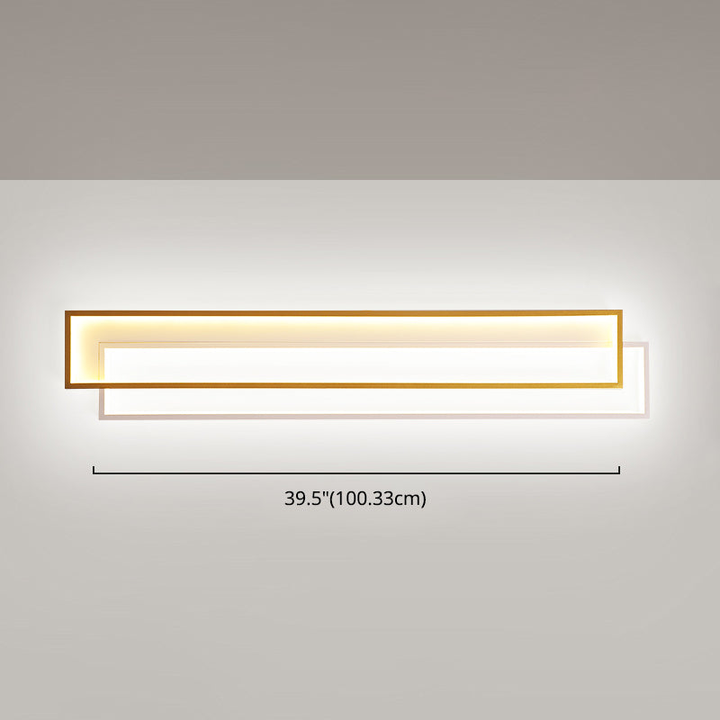 Simplicité lampe à la ligne rectangle des lampes murales intérieures