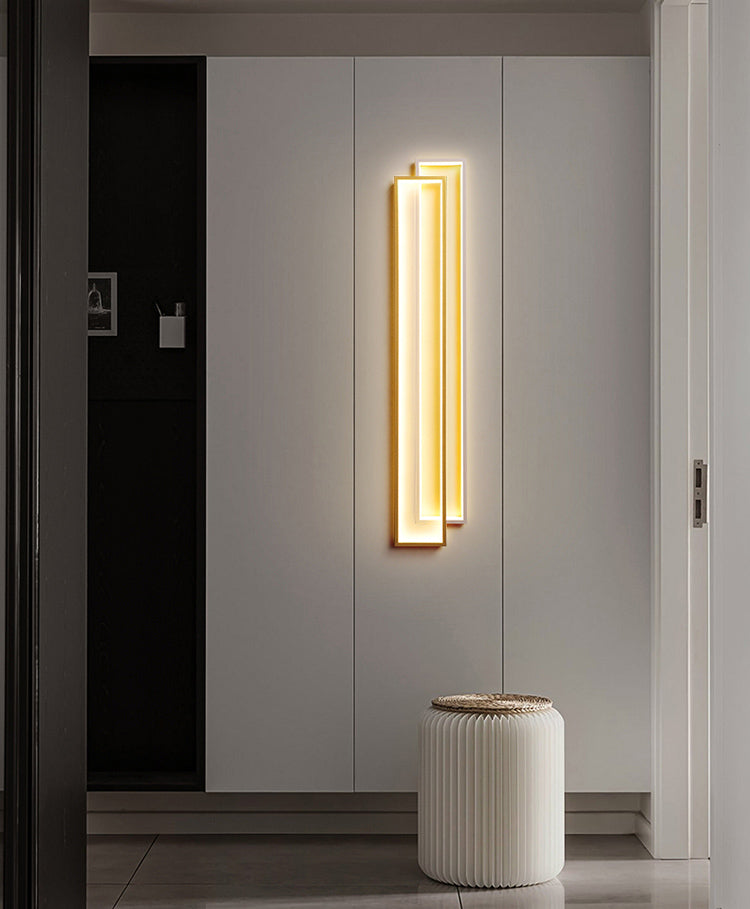Simplicité lampe à la ligne rectangle des lampes murales intérieures