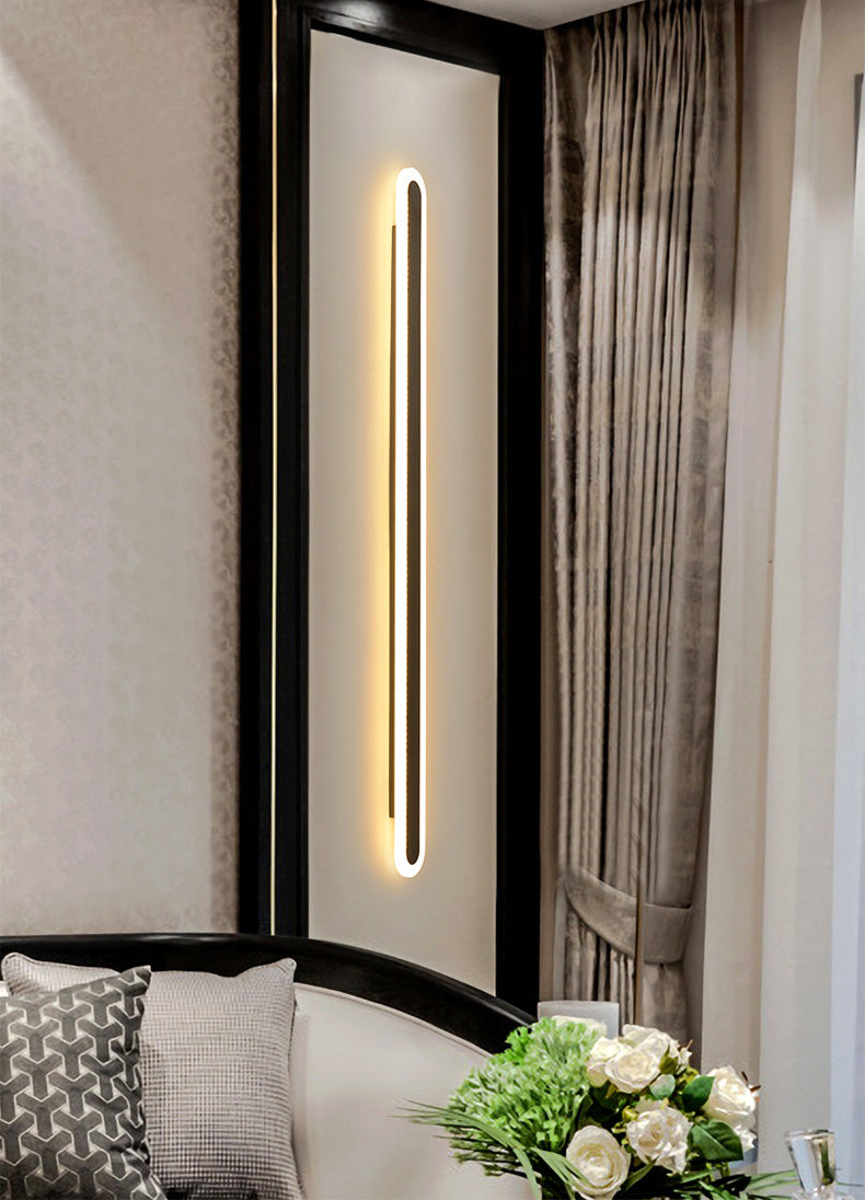 Ombra lineare Acrilico LED LED SCONCE LAMPAGNO MINIMALISTRO UN AGLIO DELLA LUCE PER APERO HALL