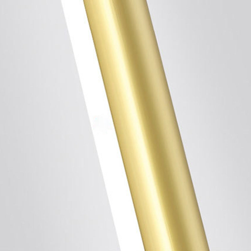 Gold 1 Light LED Wall Sconce Modern Acrylic Linear Wall Lighting for Living Room
