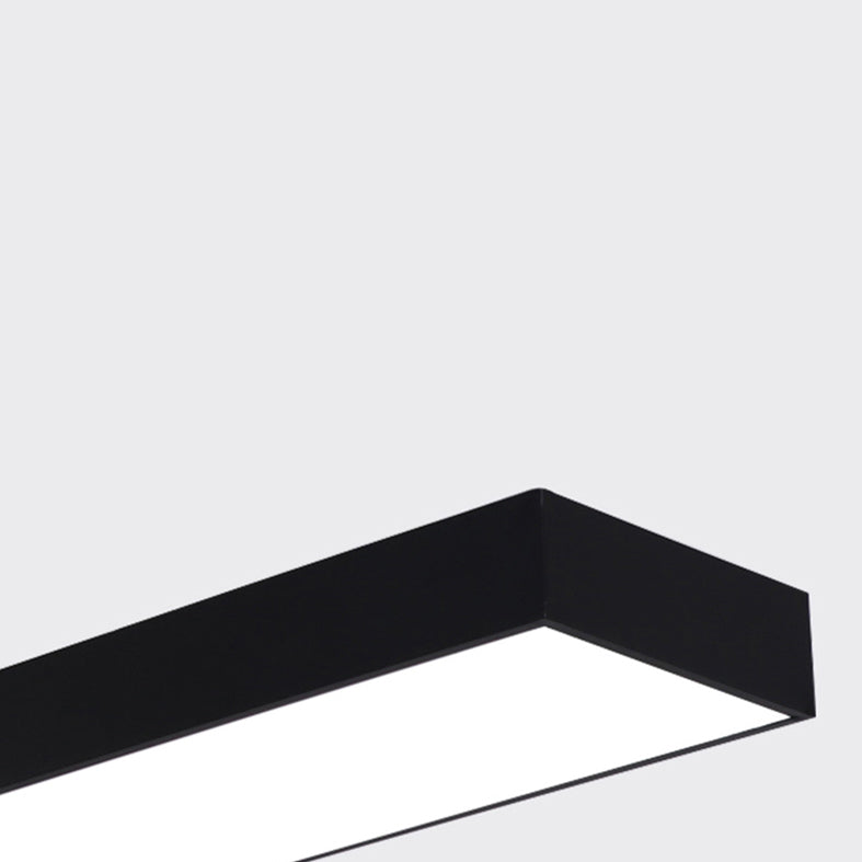 Lámpara de techo contemporánea de montaje empotrado con pantalla acrílica para sala de reuniones de oficina