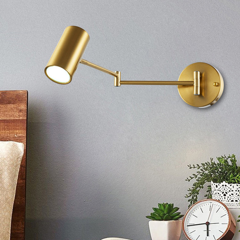 Swing Arm Wall Mounted Lamp Postmoderne eenvoud Acrylwand SCONCE voor woonkamer