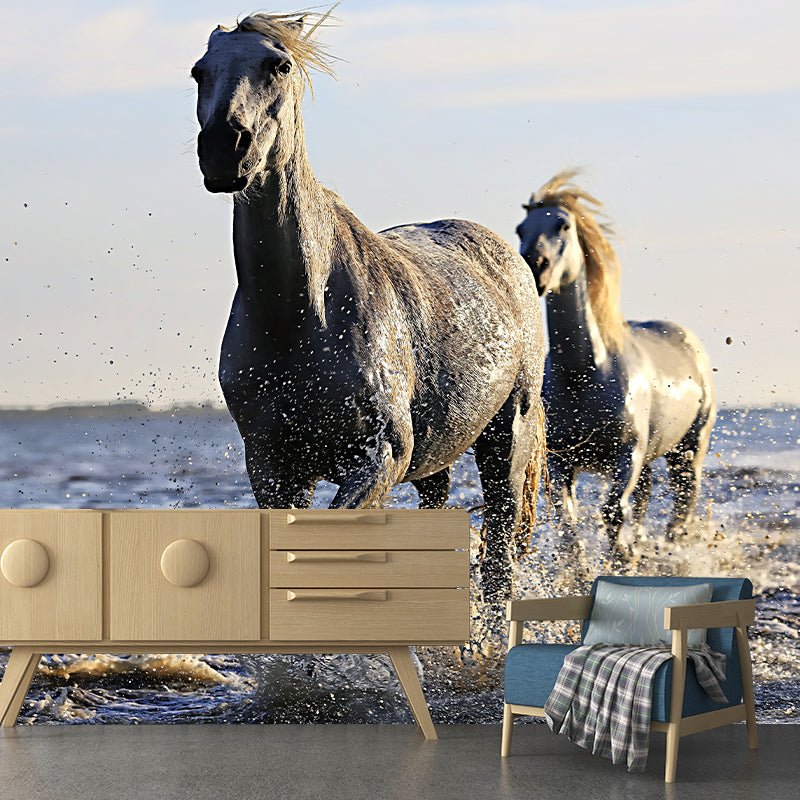Horse Wall Paper Murals Wall Paper Murals for Home Moisture Resistant, Personalised Size