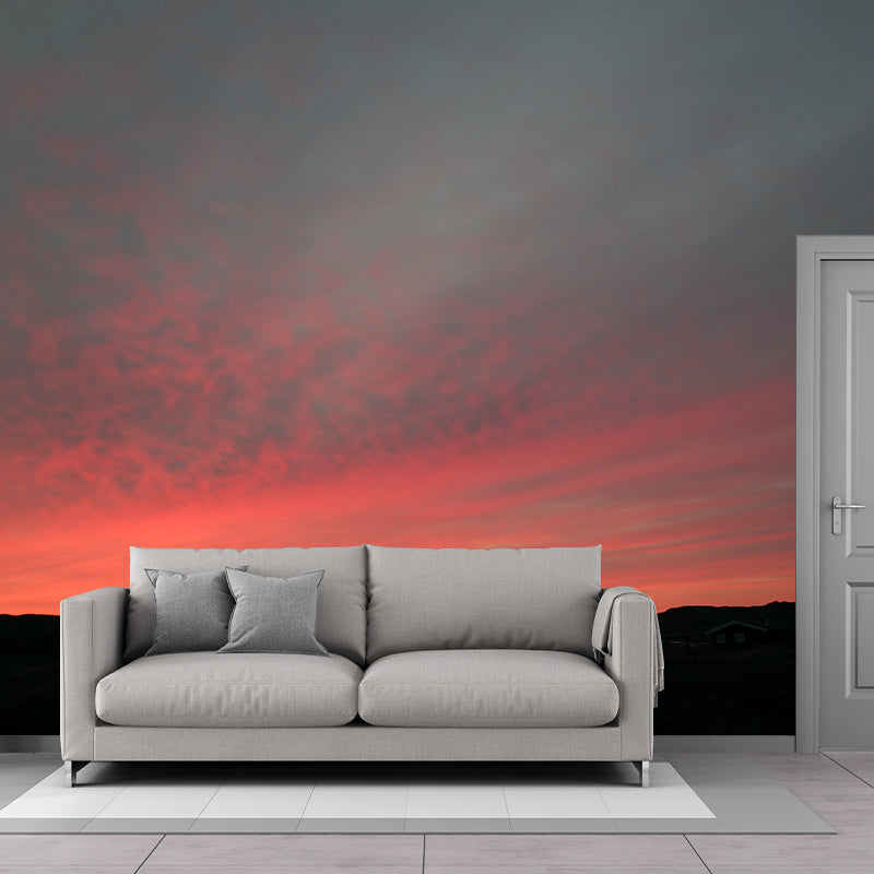 Photography Sky Scenery Wall Murals for Living Room, Moisture Resistant