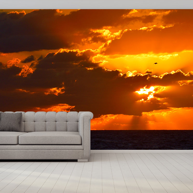 Photography Sky Scenery Wall Murals for Living Room, Moisture Resistant