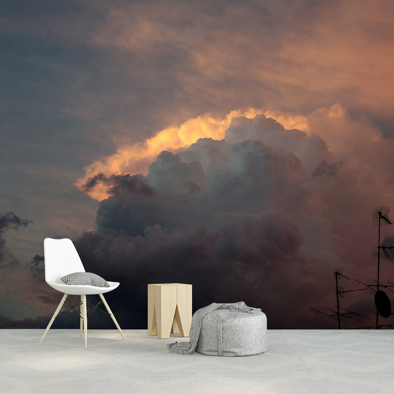 Photography Sky and Cloud Mural Decal for Sleeping Room, Custom Size Available