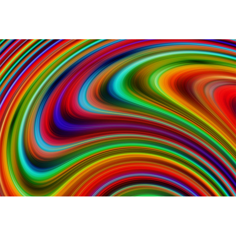 Customized Abstract Mural Wallpaper for Living Room, Moisture Resistant