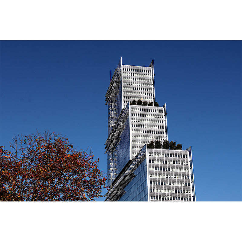 Architecture Photo Moisture Resistant Mural Decal Modern Wall Decor for Meeting Room