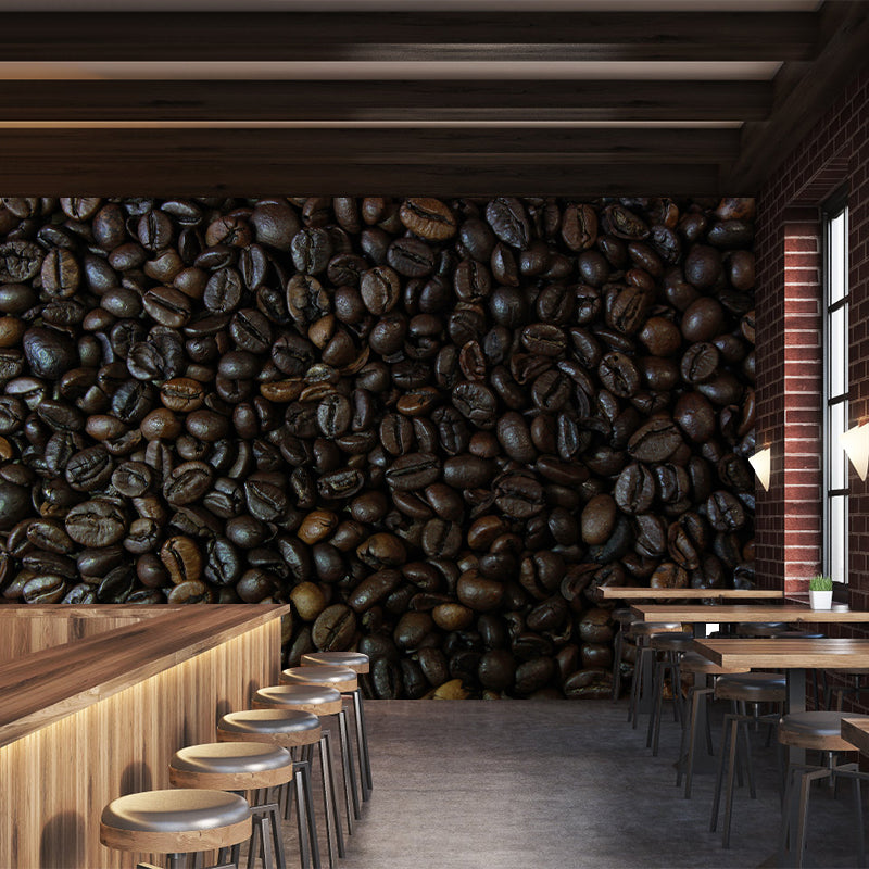 Coffee Beans Wall Murals for Coffee Shop Decoration Custom Size, Waterproofing
