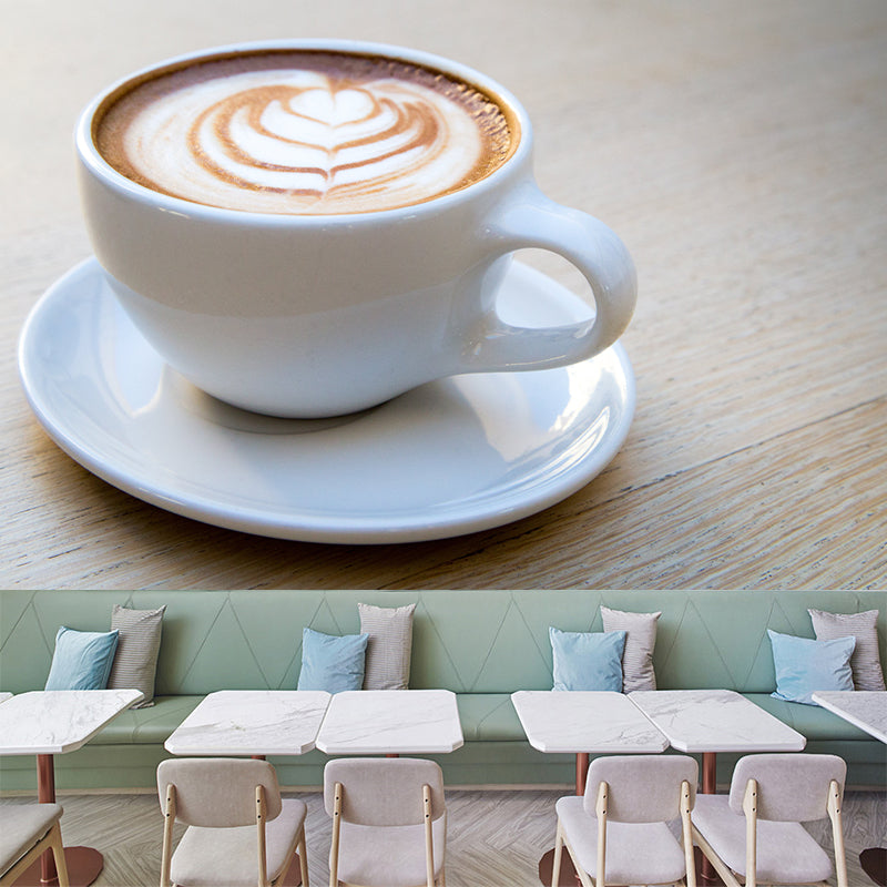 Strong Coffee Wall Murals Moisture Resistant Wall Decor for Coffee Shop