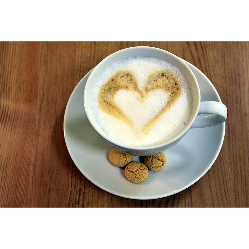 Strong Coffee Wall Murals Moisture Resistant Wall Decor for Coffee Shop