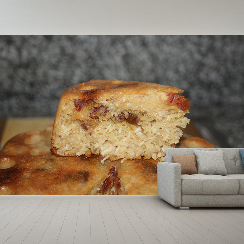 Dessert Mural Wallpaper Simple Commerce Shop Decoration, Waterproofing