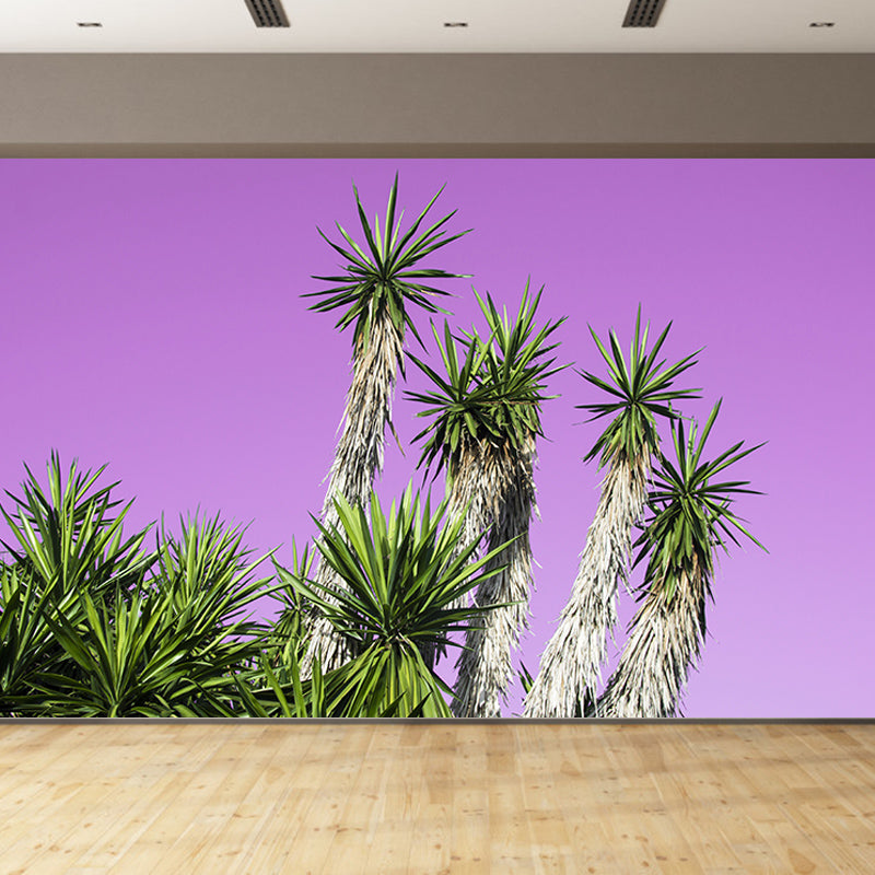 Tropical Palm Tree Wall Paper Murals Decoration for Gust Room, Made to Measure