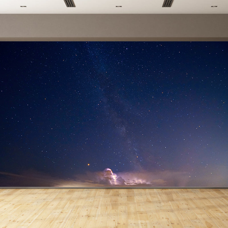 Distant Universe Moisture Resistant Wall Covering for Living Room, Made to Measure