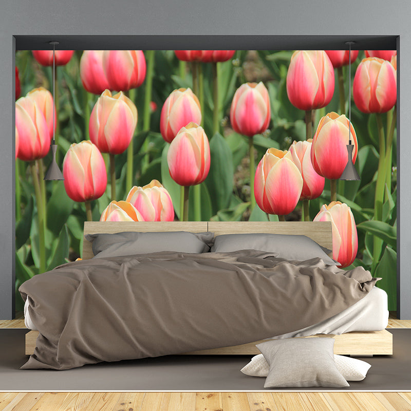 Tulip Flower Wall Mural Decals Home Decoration Girls' Bedroom Wall Decor