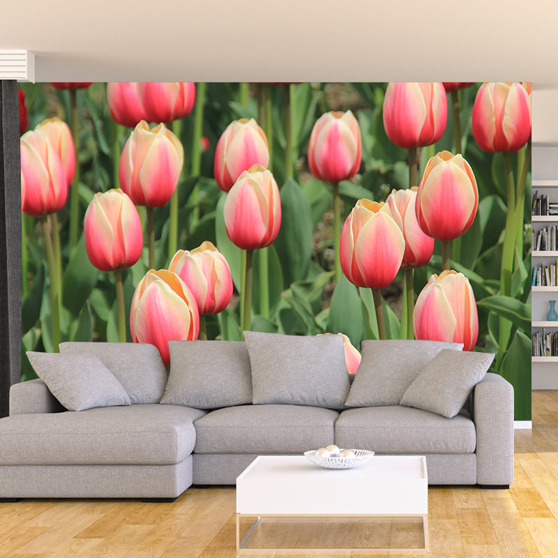Tulip Flower Wall Mural Decals Home Decoration Girls' Bedroom Wall Decor