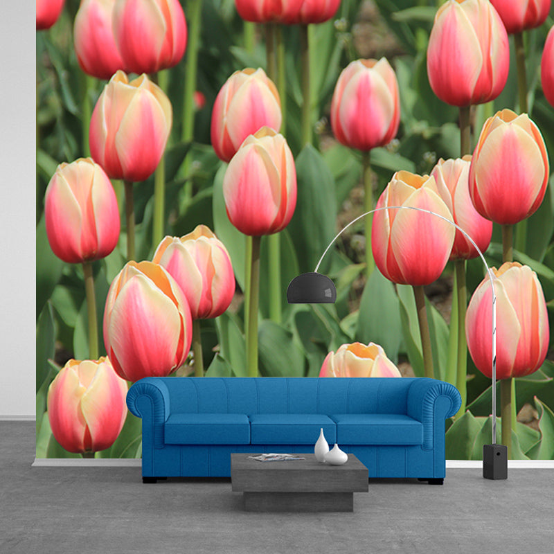 Tulip Flower Wall Mural Decals Home Decoration Girls' Bedroom Wall Decor