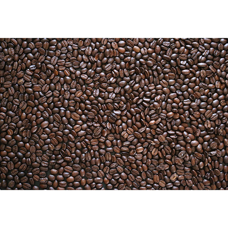 Brown Coffee Beans Mural Decal Simple Decorative Coffee Shop, Custom Printed