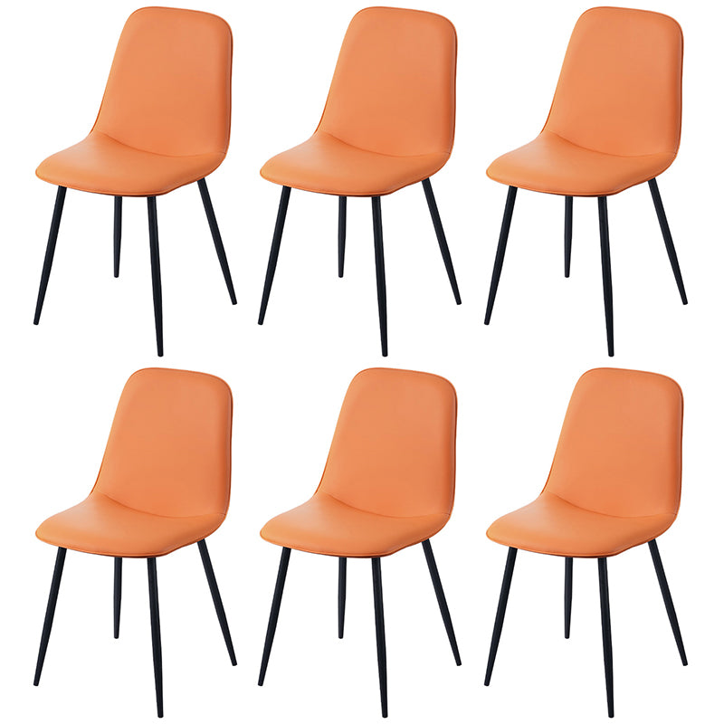 Scandinavian Style Metal Dining Chair Coffee Shop Solid Dining Side Chair